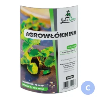 Agrowłóknina przeciw chwastom, gruba i mocna folia do ogrodu - rolka 110 cm x 50 — zdjęcie 1