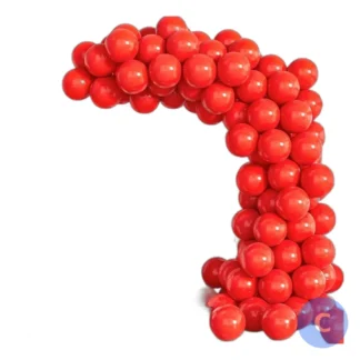 Balony czerwone 100 sztuk, 25 cm - dekoracja na różne okazje — zdjęcie 1