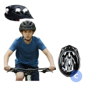 Kask rowerowy sportowy regulowany dla dorosłych (54-62 cm) - męski/damski — zdjęcie 1