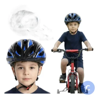 Kask rowerowy dla dzieci, regulowany 48-54 cm — zdjęcie 1