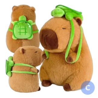 Miś pluszowy kapibara żółw - miękka maskotka dla dzieci (25 cm) — zdjęcie 1