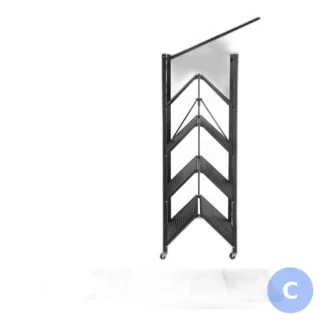 Regał magazynowy metalowy 159x72x37 cm, nośność 40 kg, garaż, biuro, piwnica — zdjęcie 1