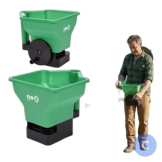 Ręczny siewnik rozsiewacz nasion, nawozu i soli - model ogrodowy/drogowy (3L) — zdjęcie 1