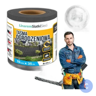 Taśma ogrodzeniowa na panele, osłona przeciw wiatrowi i słońcu — zdjęcie 1